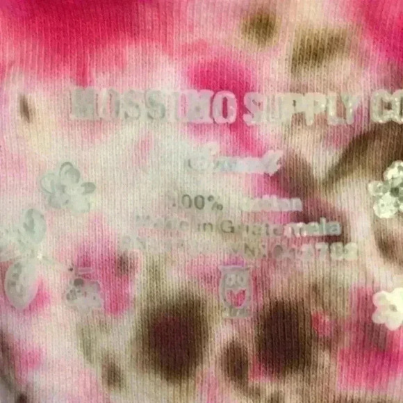 Shopkins tie dye tank with sewn on patch girl S - Picture 5 of 5